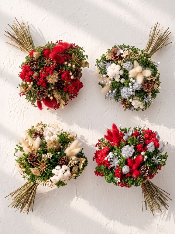 ASSORTED MIXED DRIED BOUQUETS 4 LOOKS